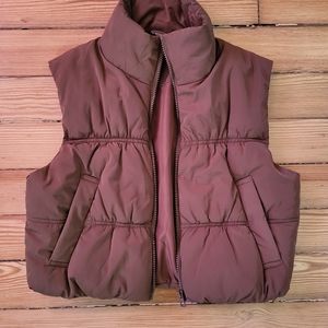 Women's Puffer Crop Vest